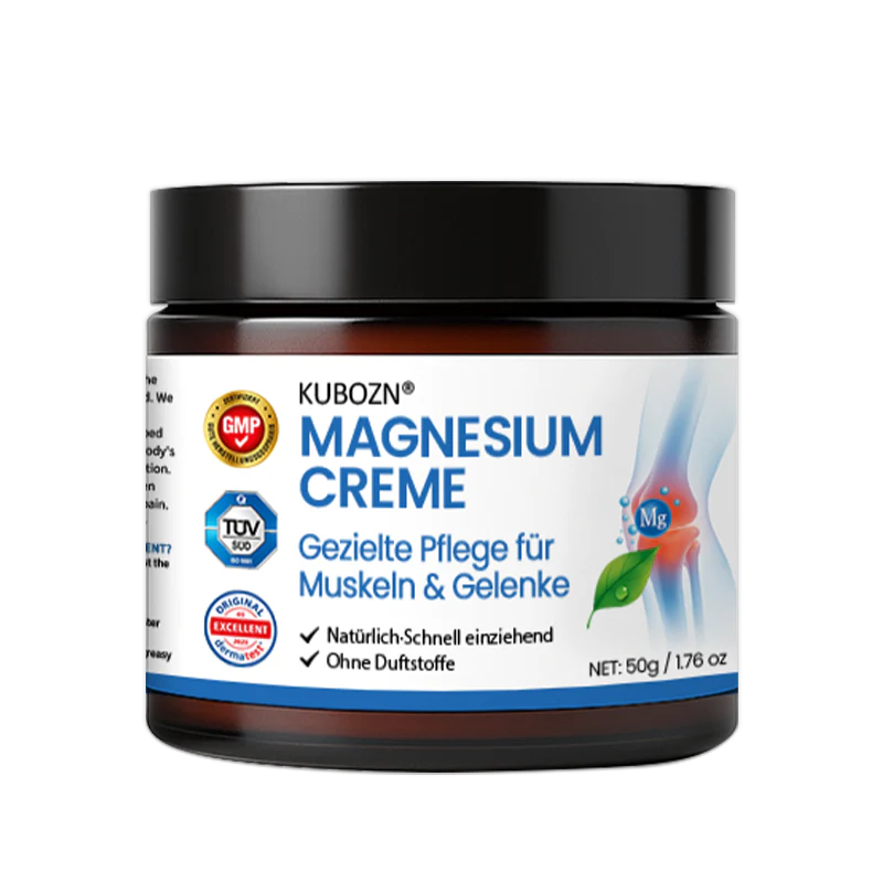 KUBOZN® Magnesium Creme – Spürbare Pflege & Entlastung für Muskeln & Gelenke | Hergestellt in Deutschland - Image 7