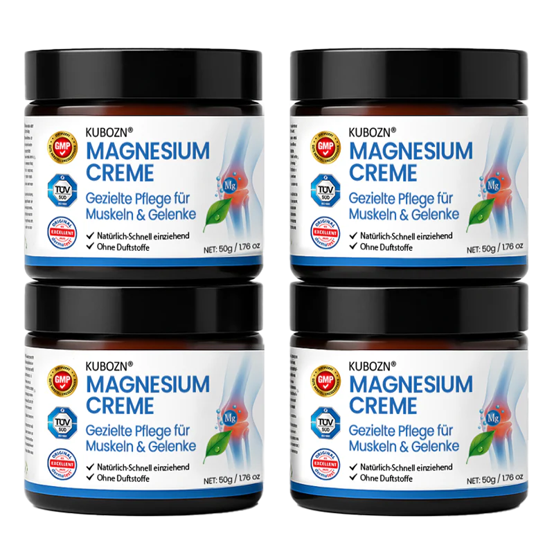 KUBOZN® Magnesium Creme – Spürbare Pflege & Entlastung für Muskeln & Gelenke | Hergestellt in Deutschland - Image 8