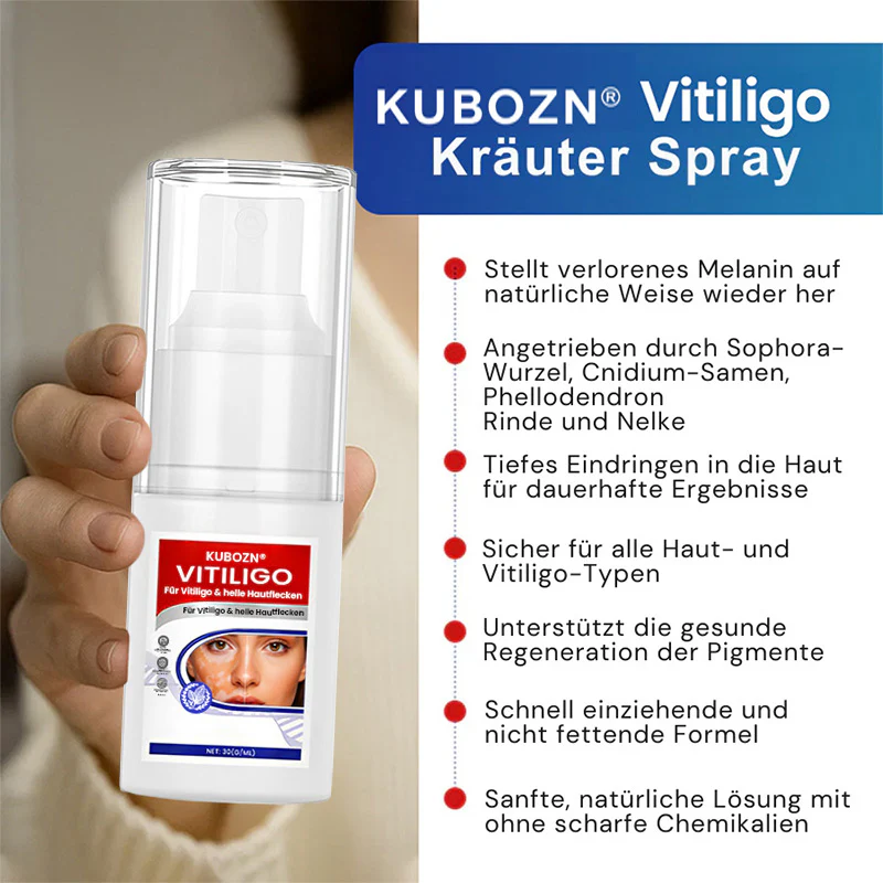 KUBOZN® Spray gegen Vitiligo — Dermatologisch getestet, pflanzlich & steroidfrei - Image 7