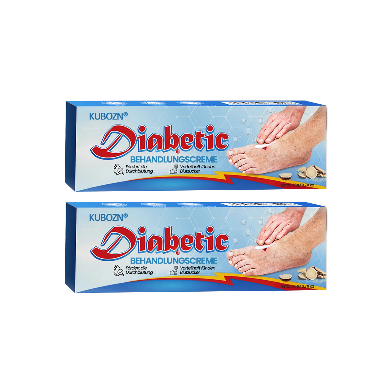 KUBOZN® VitaGluco Diabetes-Behandlungssalbe🌿 Dermatologisch getestet & empfohlen - Image 8