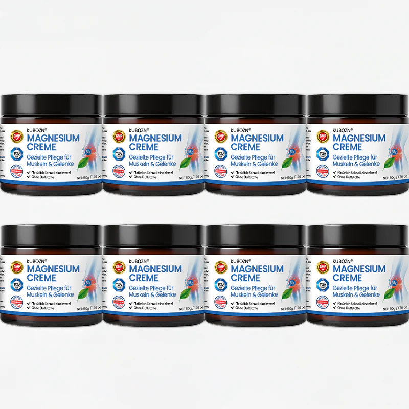 KUBOZN® Magnesium Creme – Spürbare Pflege & Entlastung für Muskeln & Gelenke | Hergestellt in Deutschland - Image 10